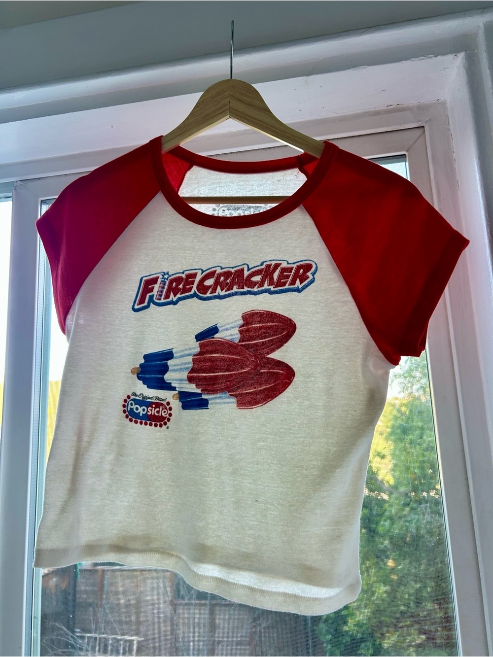 Firecracker vintage baby tee